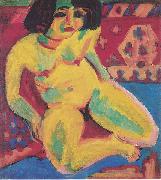 Ernst Ludwig Kirchner Frauenakt (Dodo) Germany oil painting artist